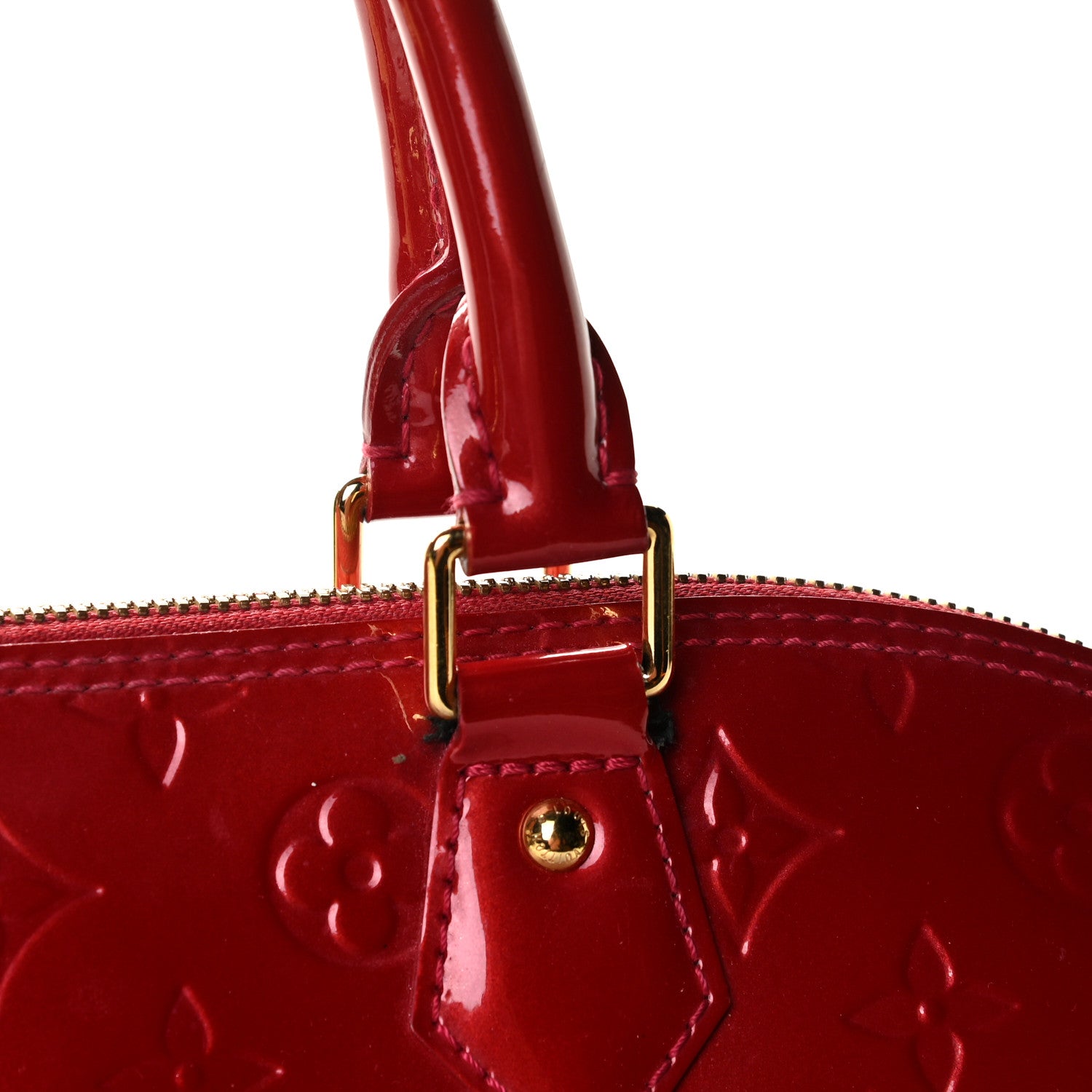 Louis Vuitton Vernis Alma GM Pomme D'Amour 7 of 10