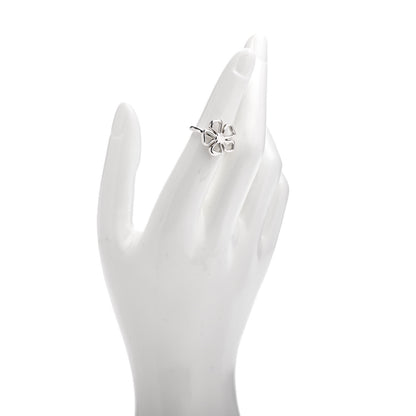 Tiffany Sterling Silver Open Flower Ring 50 5.25 2 of 5