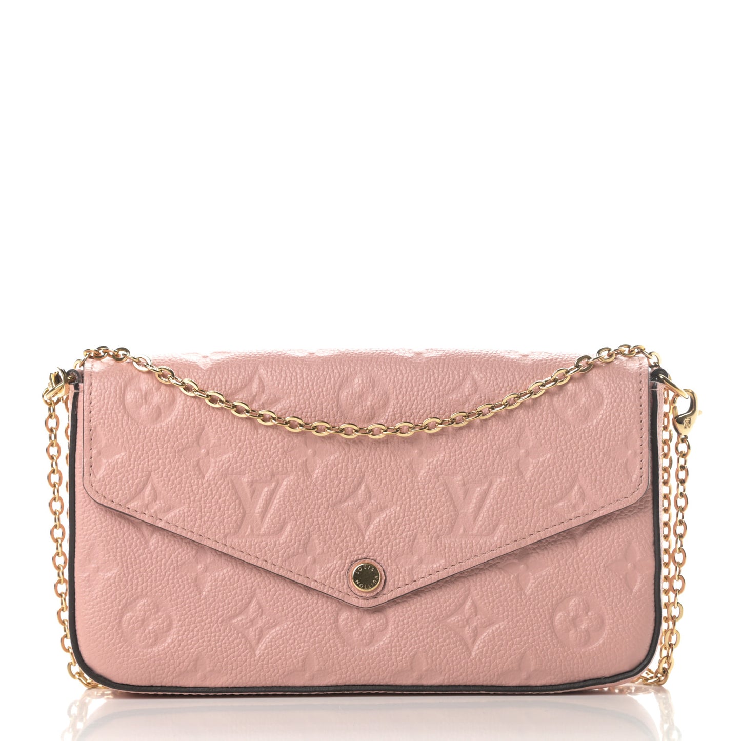 Empreinte Pochette Felicie Chain Wallet Rose Poudre