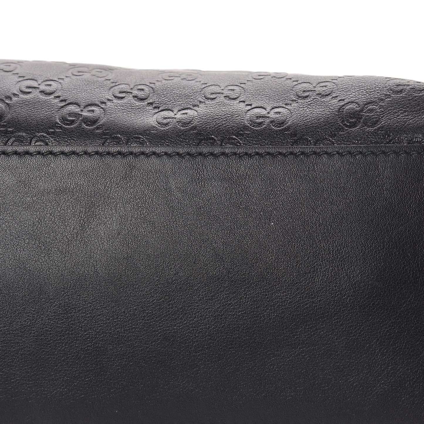 Guccissima Small Miss GG Hobo Black