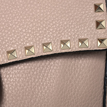 Valentino Garavani Pebbled Calfskin Messenger Bag Poudre 9 of 16