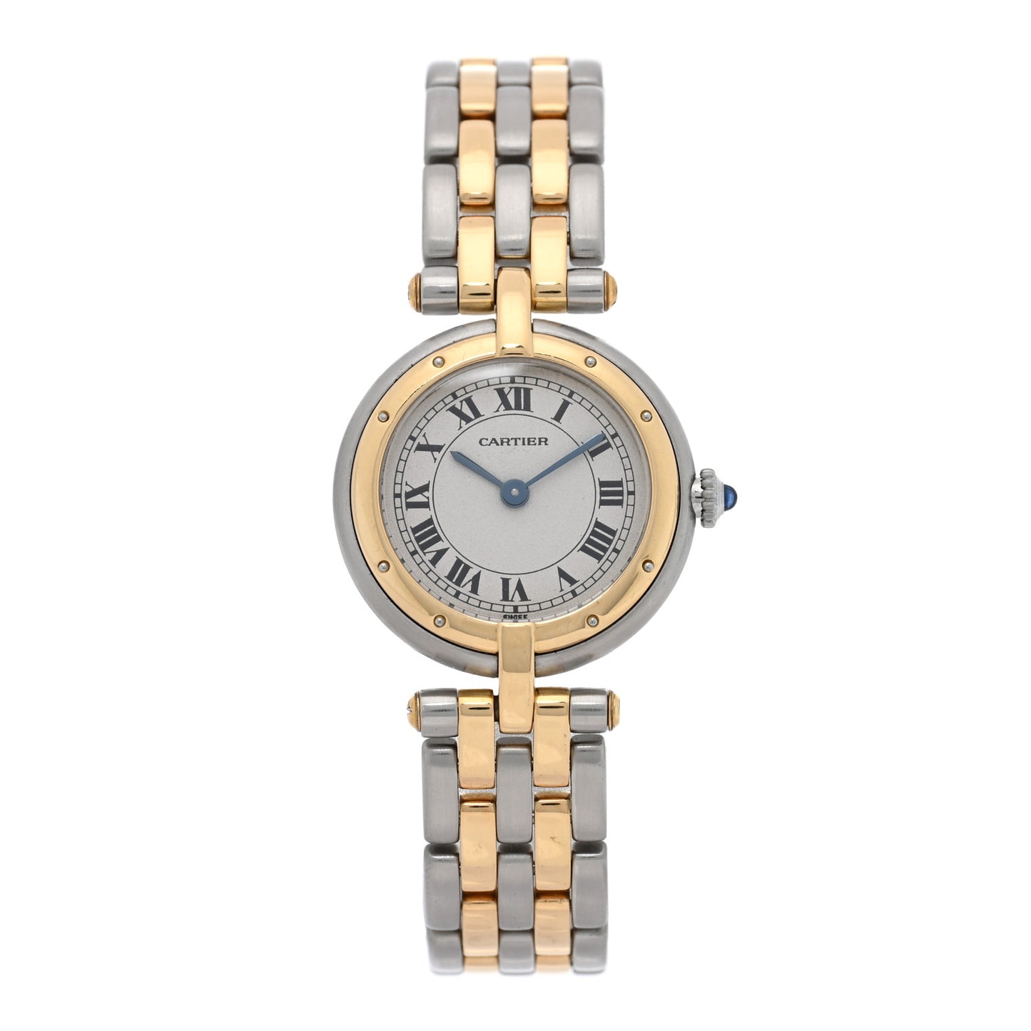 Stainless Steel 18K Yellow Gold 24mm Panthere Vendome Quartz Watch