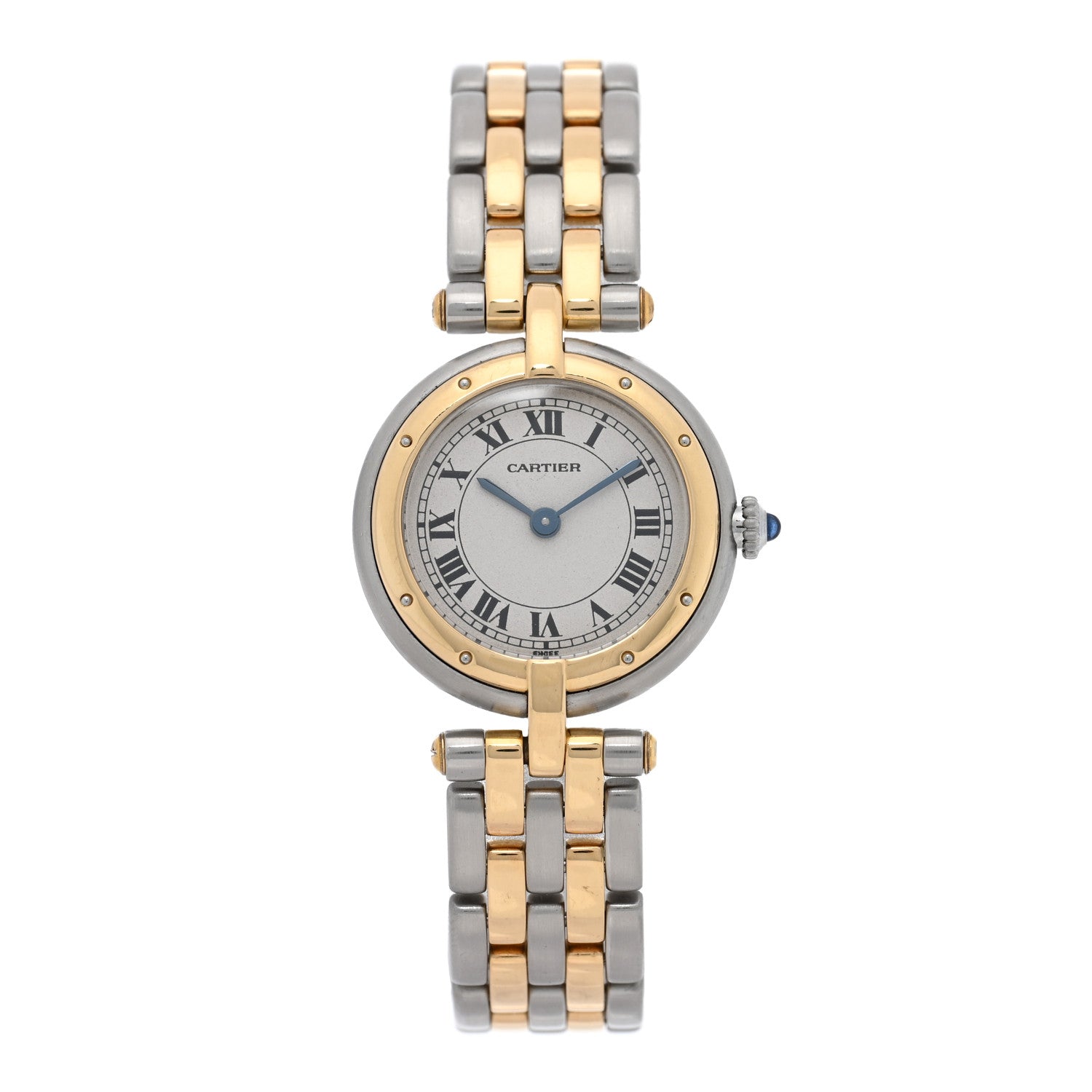Cartier Stainless Steel 18K Yellow Gold 24mm Panthere Vendome Quartz Watch 1 of 5