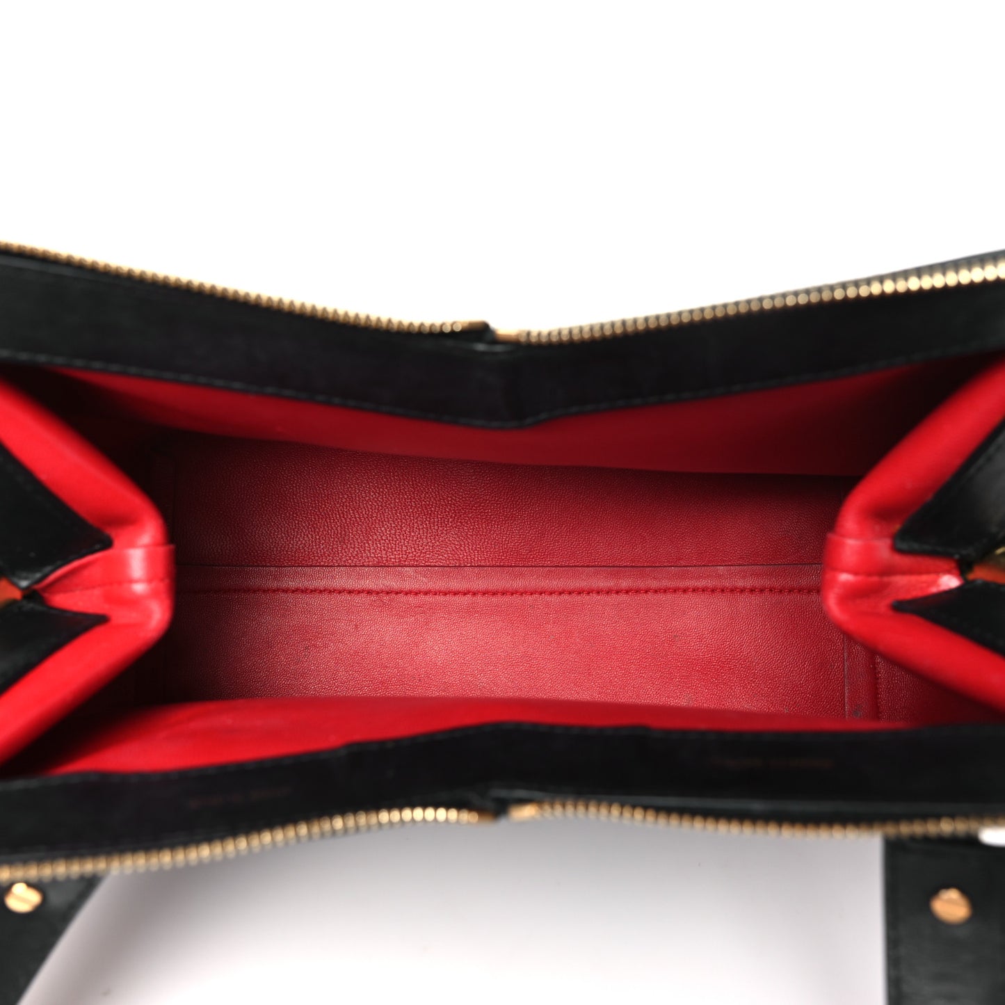 Smooth Calfskin M Frame Bag Black Flamma