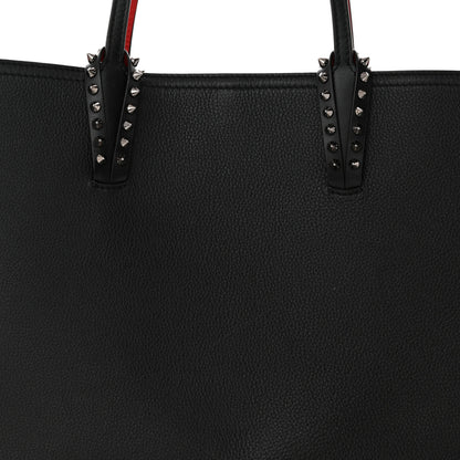 Christian Louboutin Calfskin Spikes East West Cabata Tote Black 9 of 12