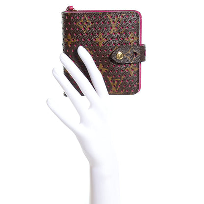 Louis Vuitton Monogram Perforated Compact Zipped Wallet Fuchsia 2 of 8