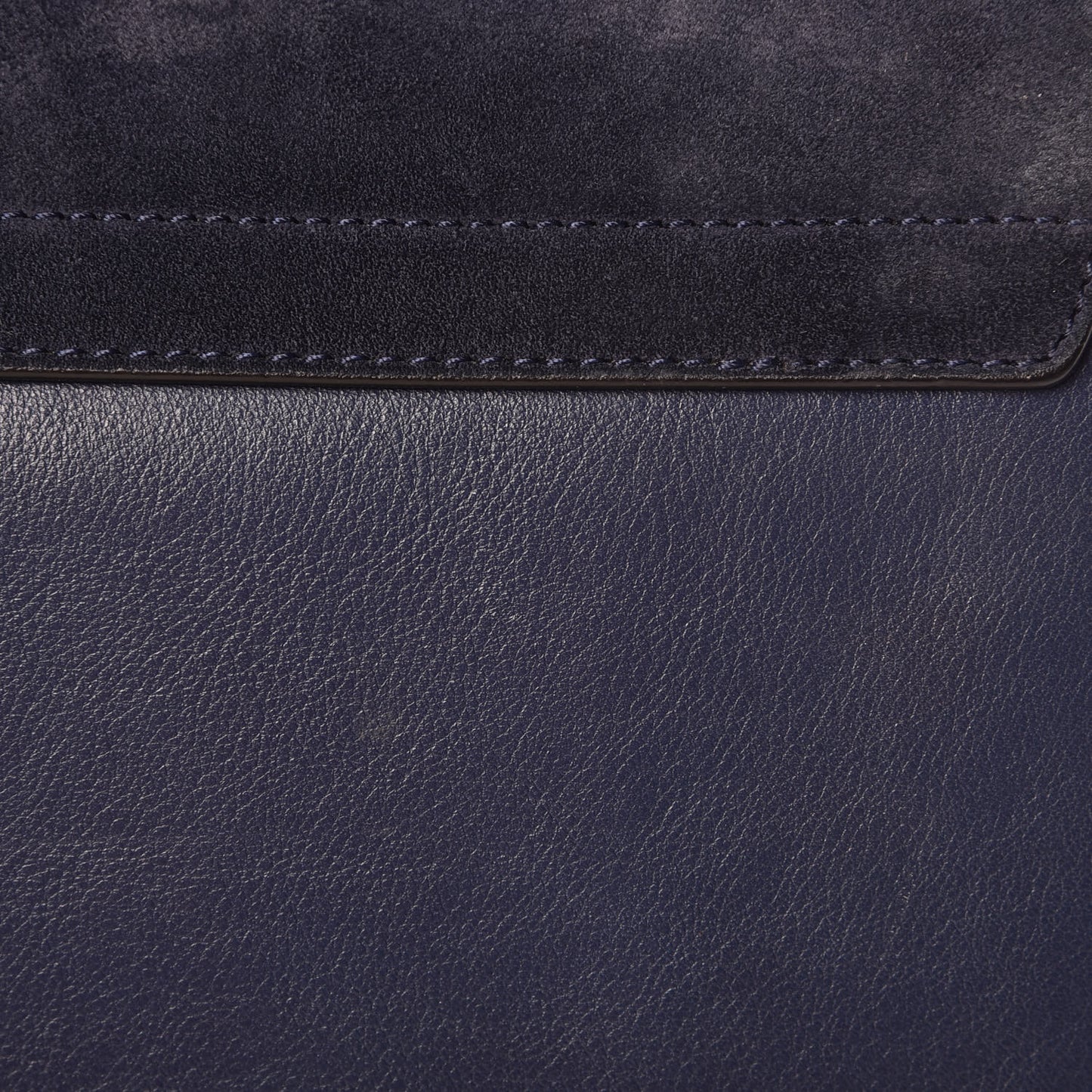 Suede Calfskin Medium Faye Shoulder Bag Silver Blue
