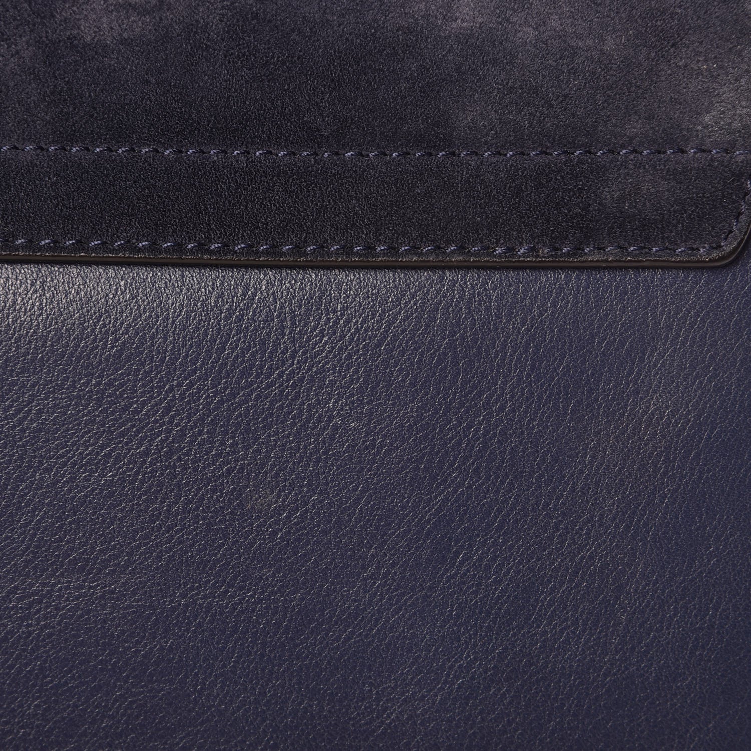 Chloe Suede Calfskin Medium Faye Shoulder Bag Silver Blue 16 of 16