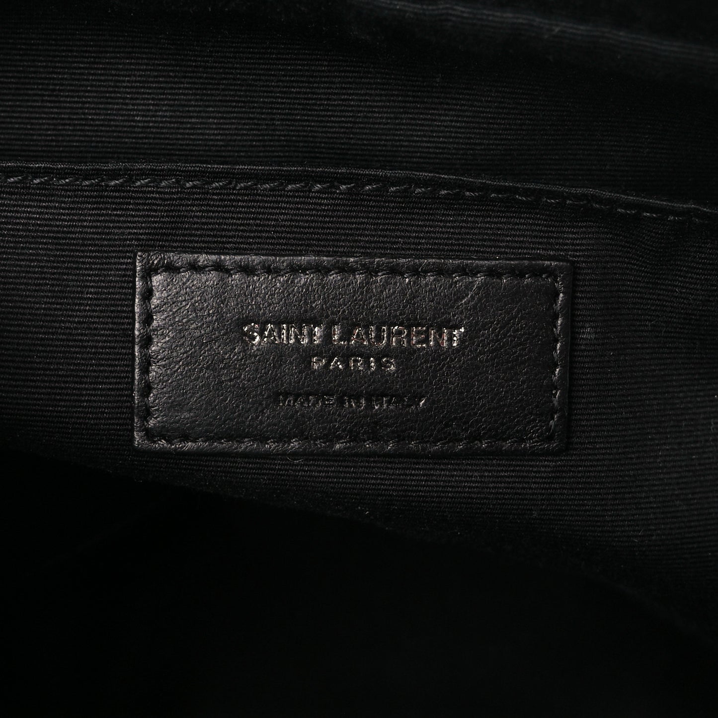 Calfskin Matelasse Monogram Lou Camera Bag Black