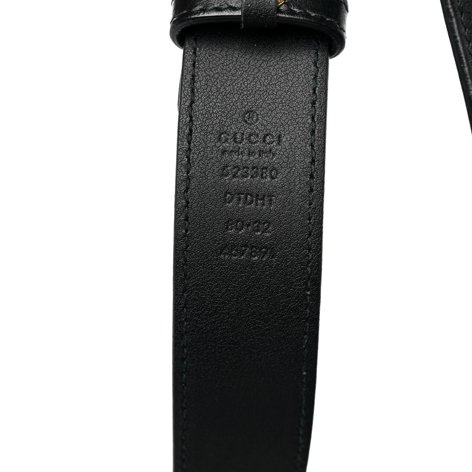 Gucci Calfskin Matelasse Mens GG Marmont Belt Bag 80 32 Black 18 of 18