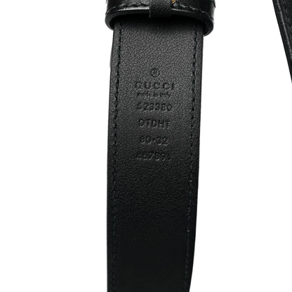 Gucci Calfskin Matelasse Mens GG Marmont Belt Bag 80 32 Black 18 of 18