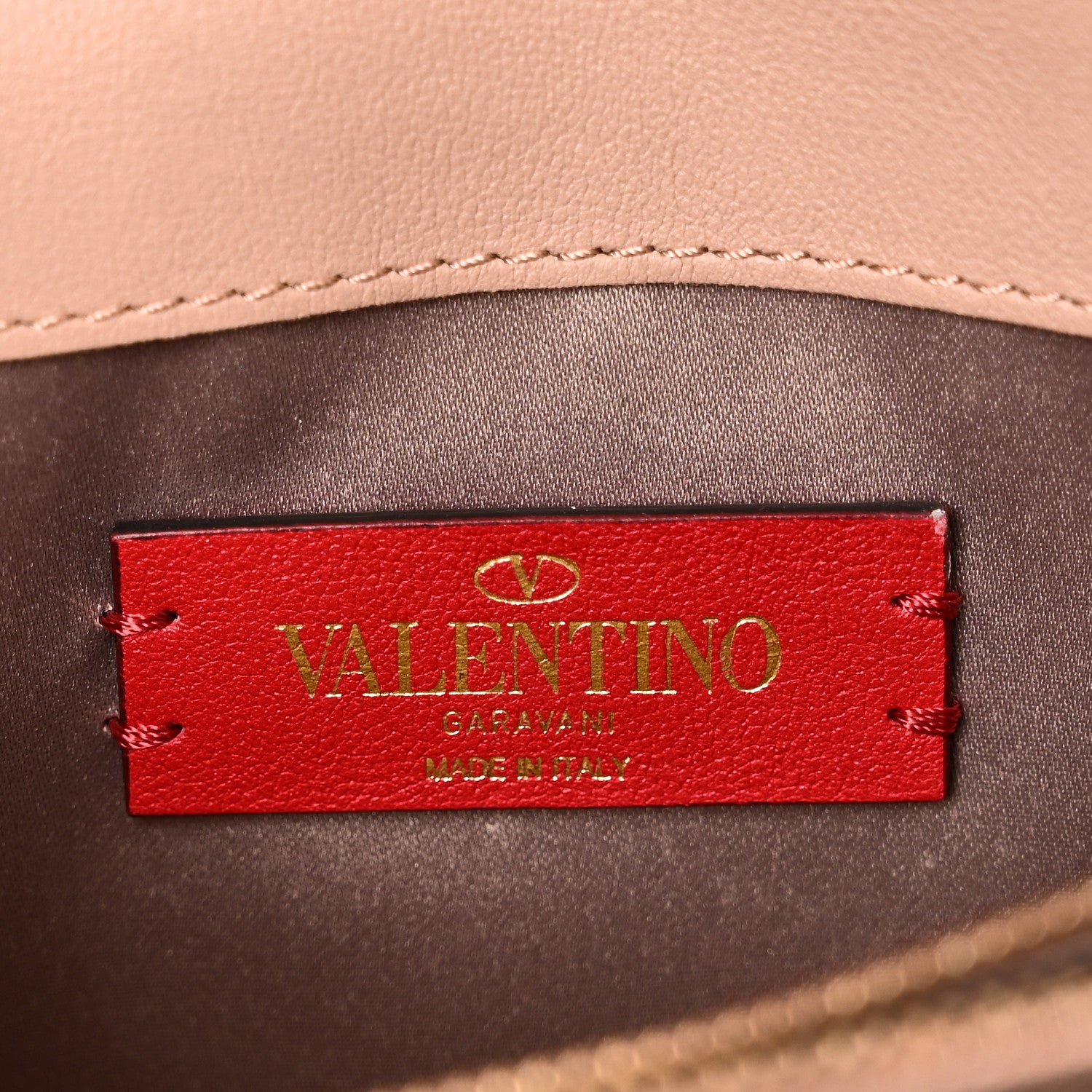 Valentino Garavani Smooth Calfskin Mini VRing Crossbody Bag Rose Cannelle 6 of 9