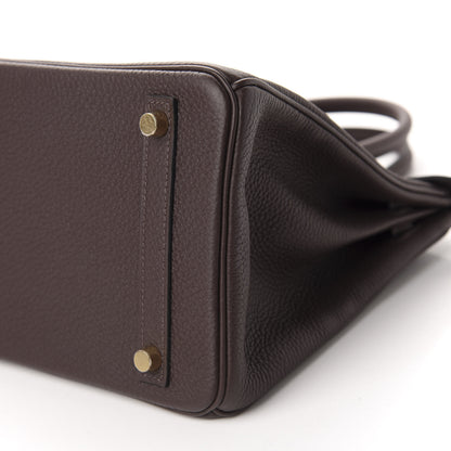 Hermes Togo Birkin 30 Chocolate 7 of 11
