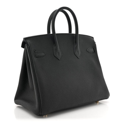 Hermes Togo Birkin 25 Black 3 of 11