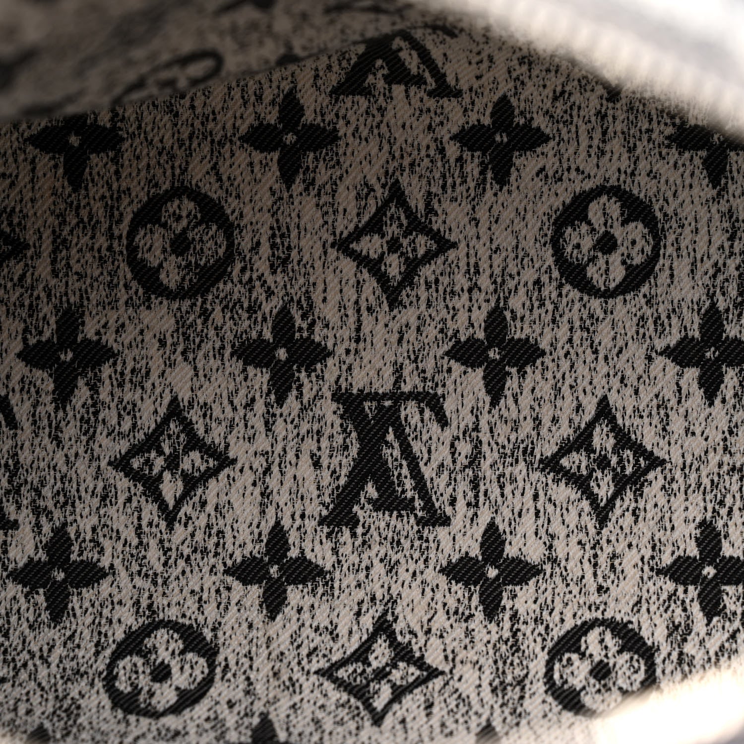 Louis Vuitton Denim Monogram Jacquard Speedy Bandouliere 25 Black 5 of 9