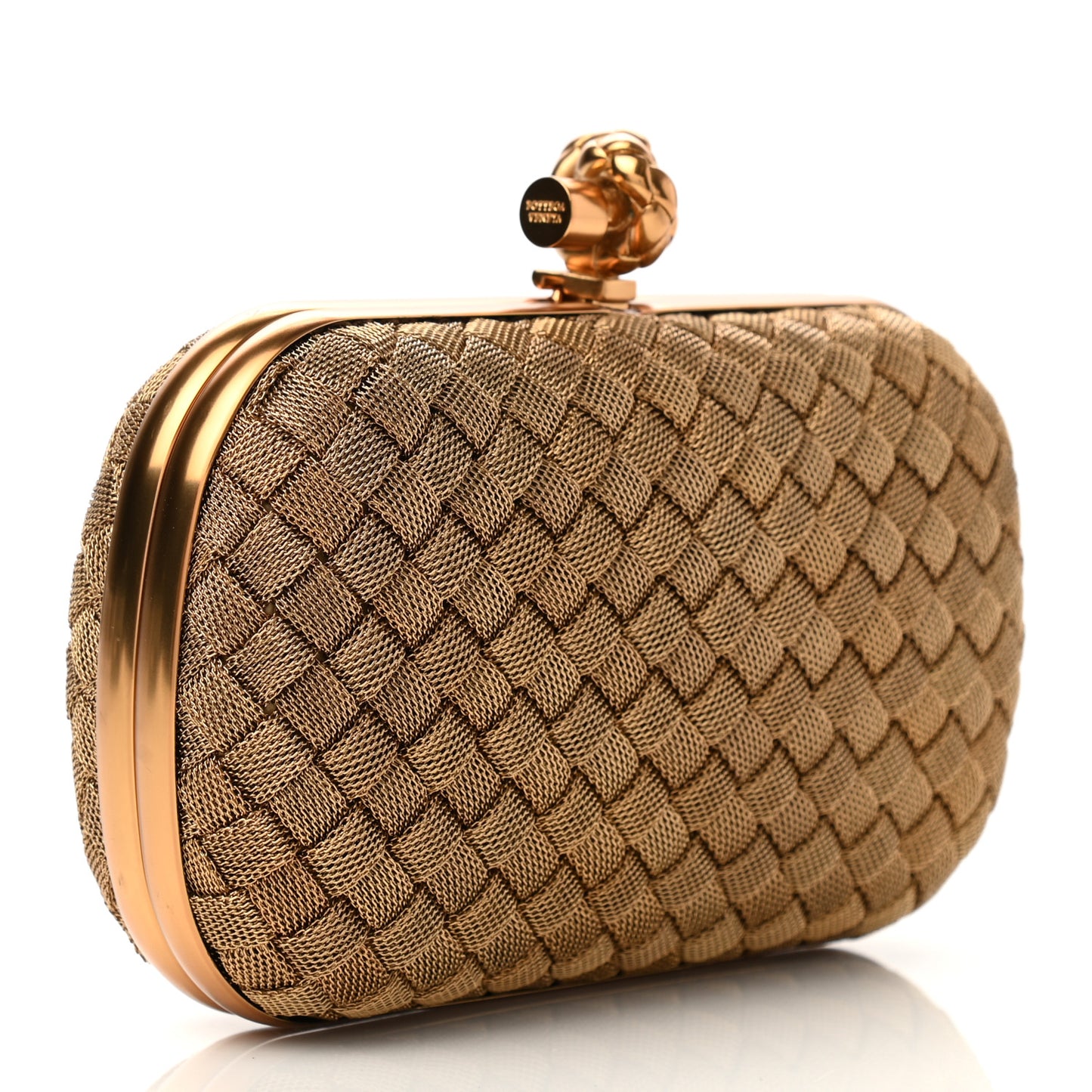 Intreccio Oro Bruciato Knot Clutch