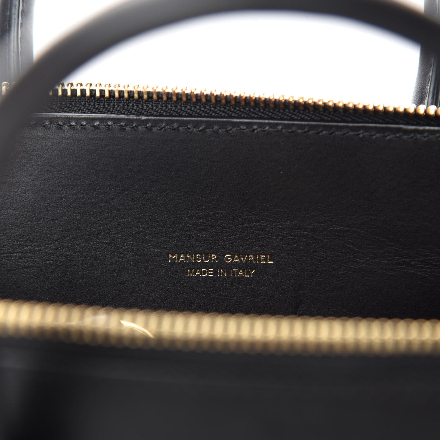 Calfskin Mini Travel Crossbody Bag Black Flamma