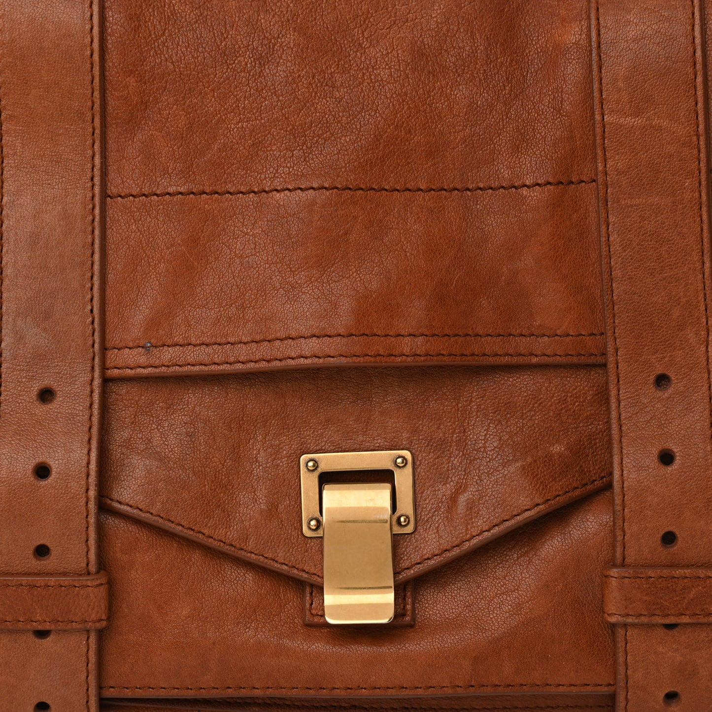 Lambskin Large PS1 Satchel Saddle