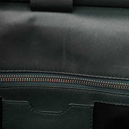 Dolce & Gabbana Lambskin Large Embroidered Laser Cut Miss Sicily Satchel Dark Green 9 of 13
