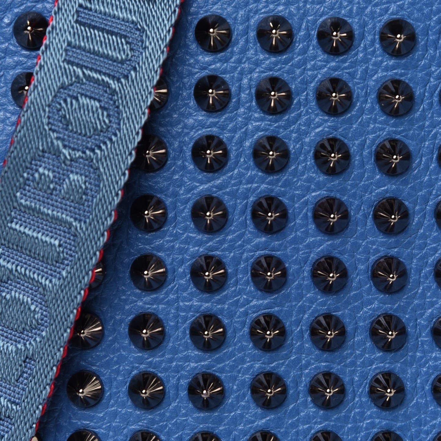 Empire Calfskin Spikes Loubilab Clutch Jeans