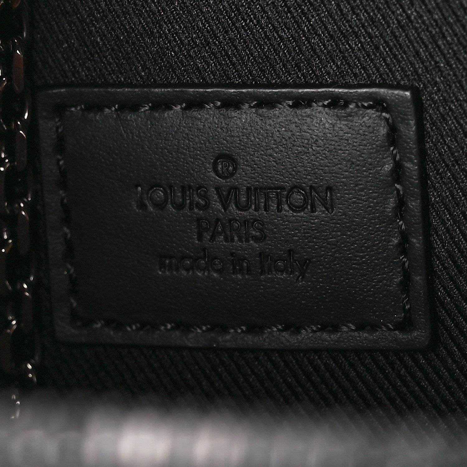 Louis Vuitton Monogram Taurillon Soft Trunk Backpack Pouch Bag Charm Key Ring Black 6 of 10