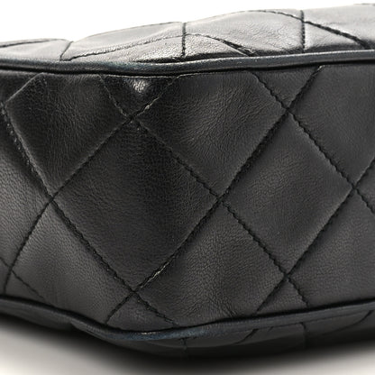 Chanel Lambskin Quilted Camera Case Black 8 of 9