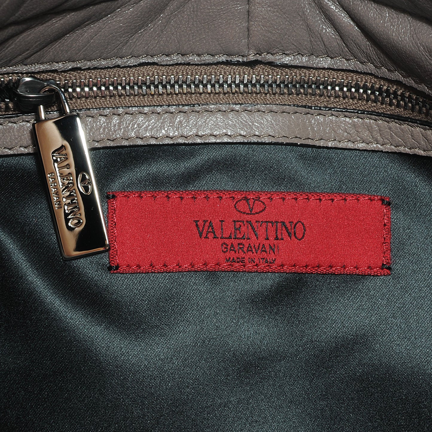 Nappa Raised Rose Petalee Tote Grey
