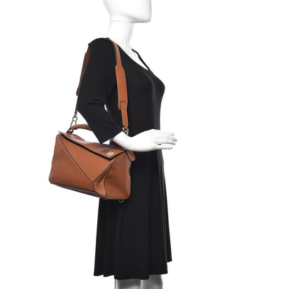 Loewe Calfskin Puzzle Bag Tan 2 of 9