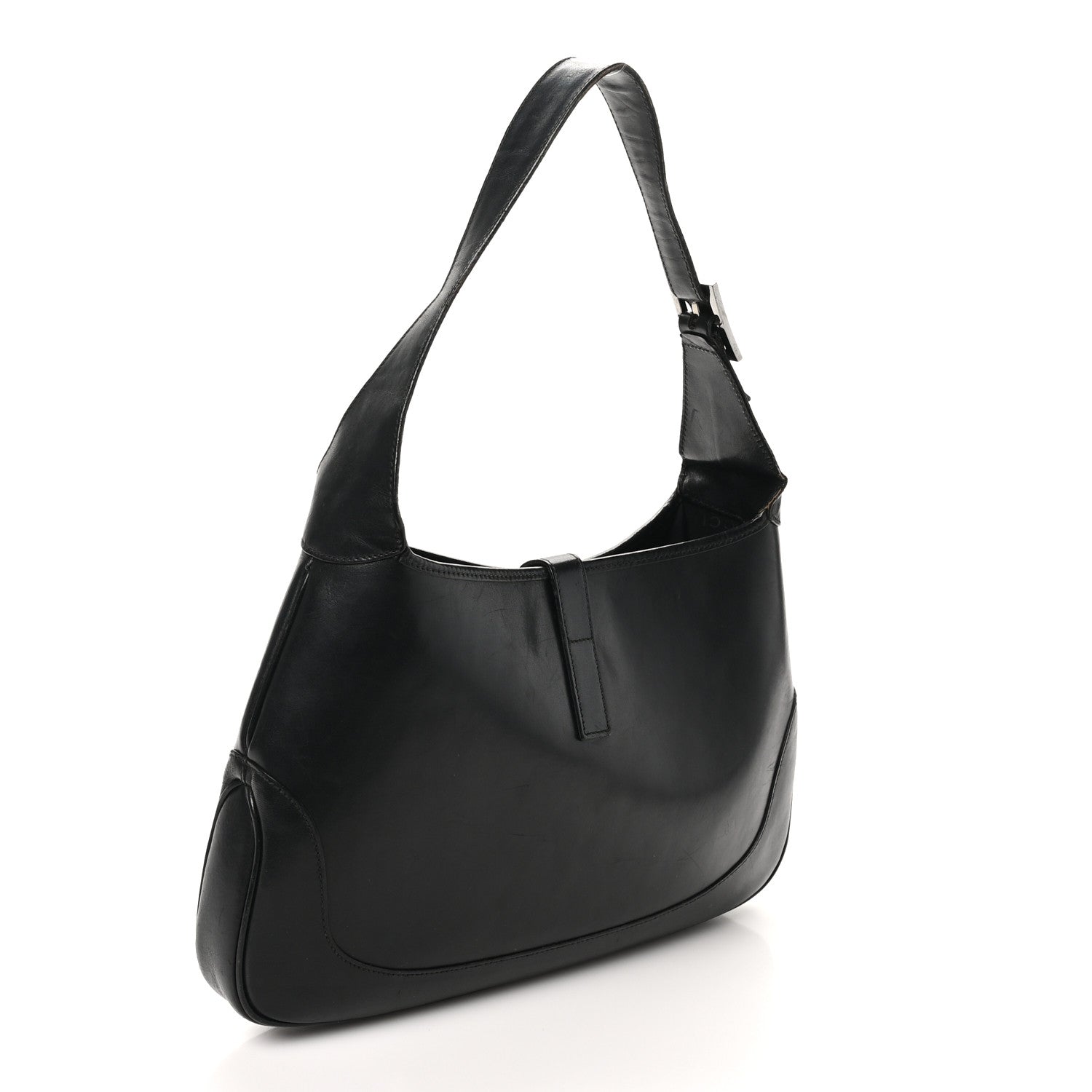 Gucci Calfskin Small Jackie O Hobo Black 3 of 12