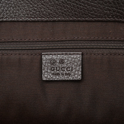 Gucci Monogram Crest Tote Brown 6 of 11