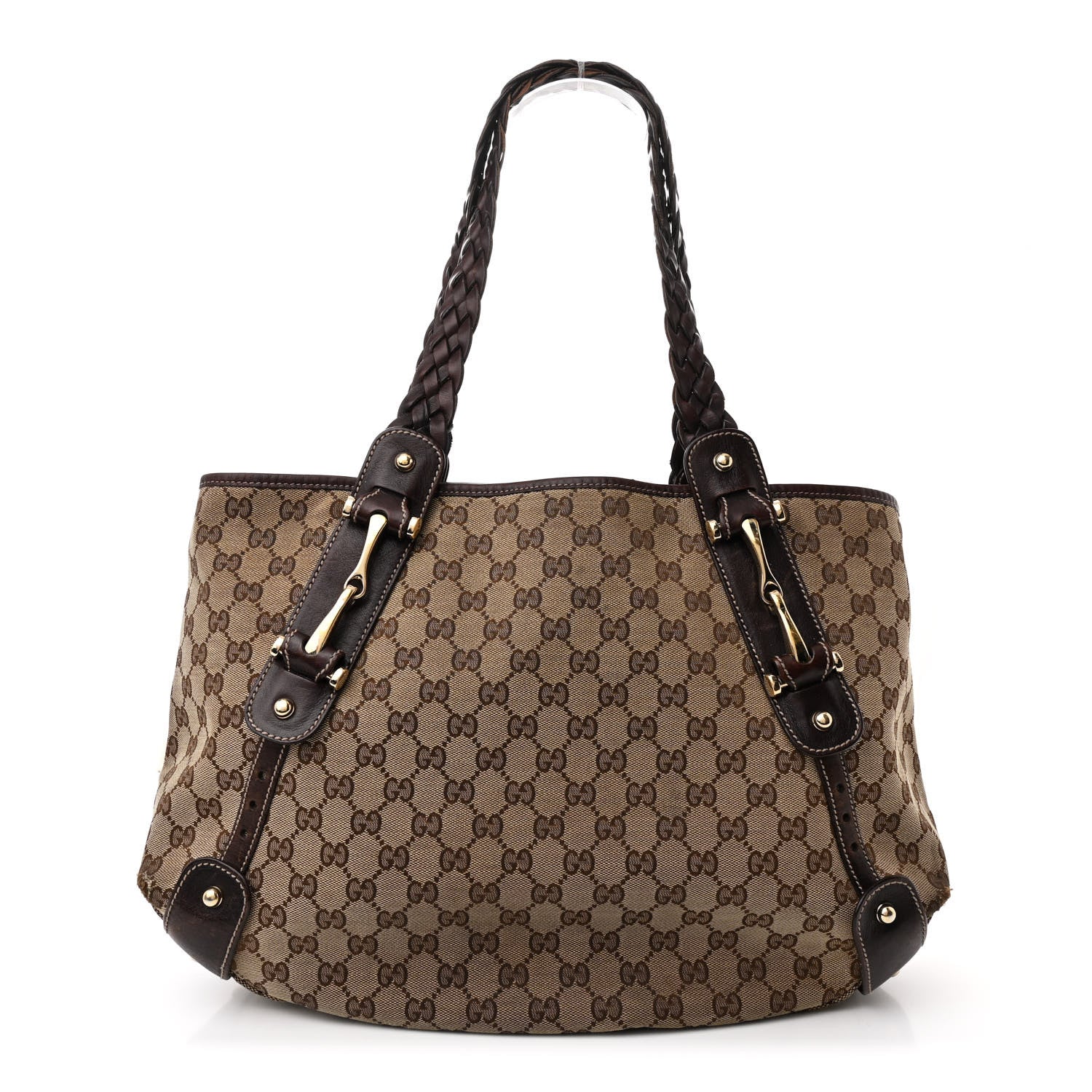 Gucci Monogram Medium Pelham Shoulder Bag Dark Brown 1 of 11