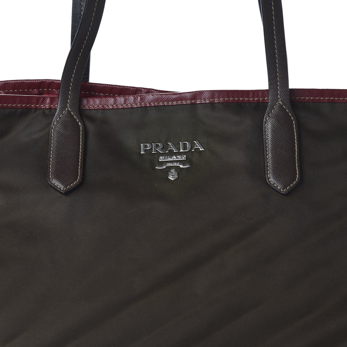 Tessuto Nylon Tote Brown