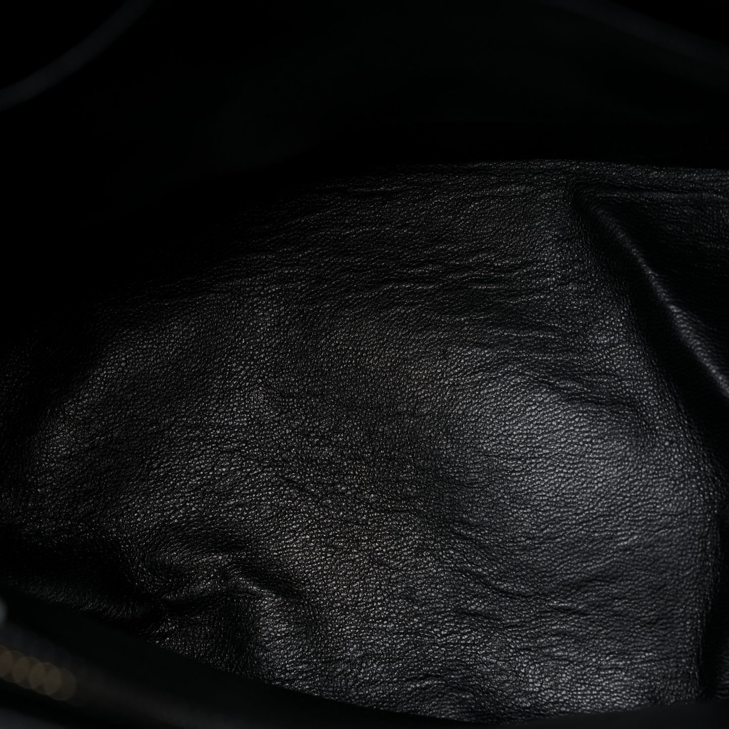 Caviar Quilted Medallion Tote Black