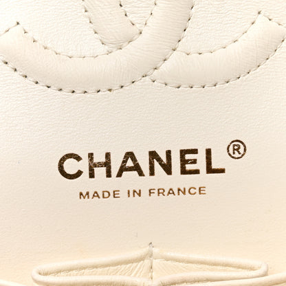 Chanel Caviar Quilted Small Double Flap White 5 of 10