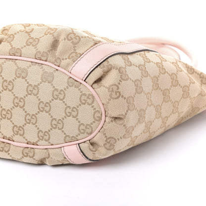 Gucci Monogram Small Gold D Ring Tote Pink 9 of 9
