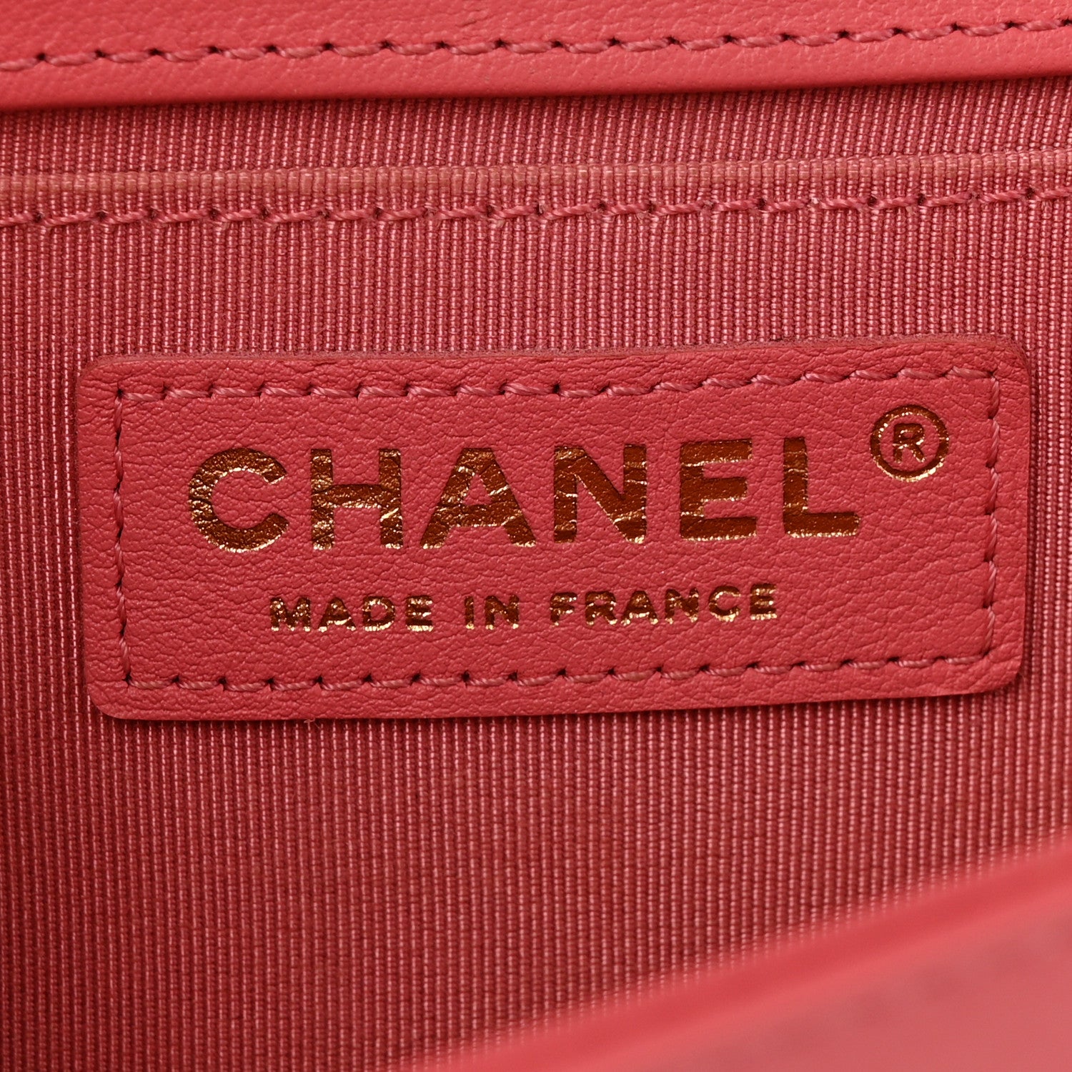 Chanel Lambskin Chevron Quilted Medium Boy Flap Pink 6 of 13
