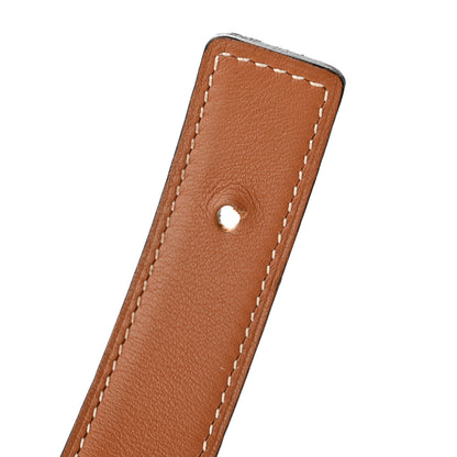 Hermes Epsom Swift 32mm Belt Strap 80 32 White Gold 5 of 7