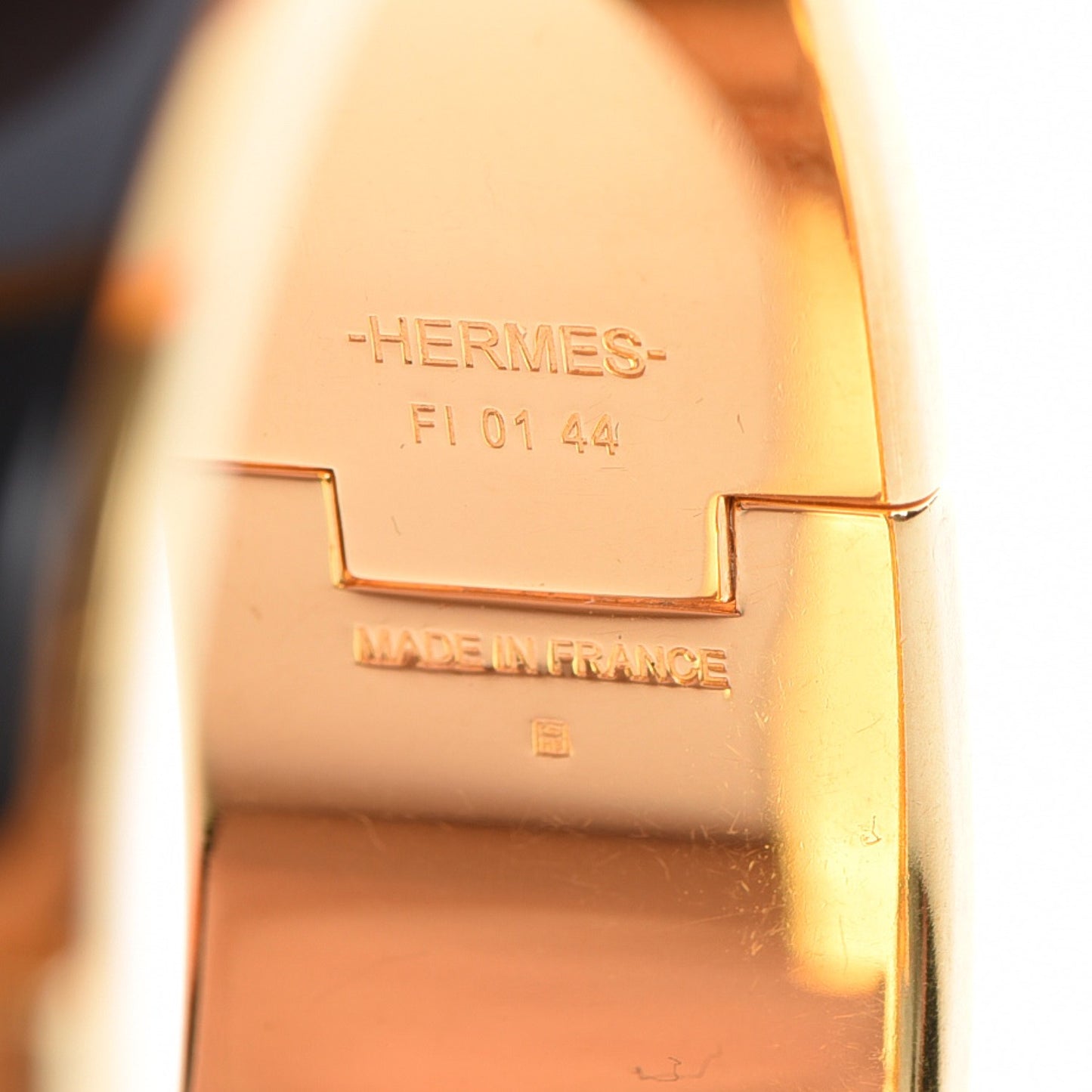 Enamel Wide Clic Clac H Bracelet PM Black