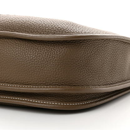 Hermes Taurillon Clemence Evelyne III PM Etoupe 10 of 12