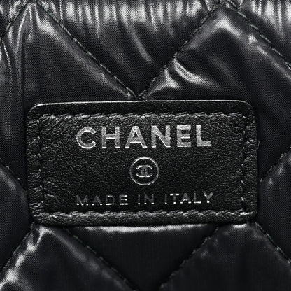 Chanel Caviar Studded Medium Deauville Pouch Black 6 of 9