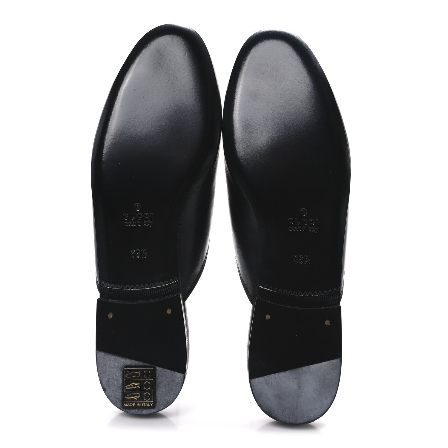 Gucci Malaga Kid Crystal Embroidered Womens Princetown Slippers 36.5 Black 6 of 9