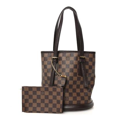 Louis Vuitton Damier Ebene Marais Bucket 23 3 of 11