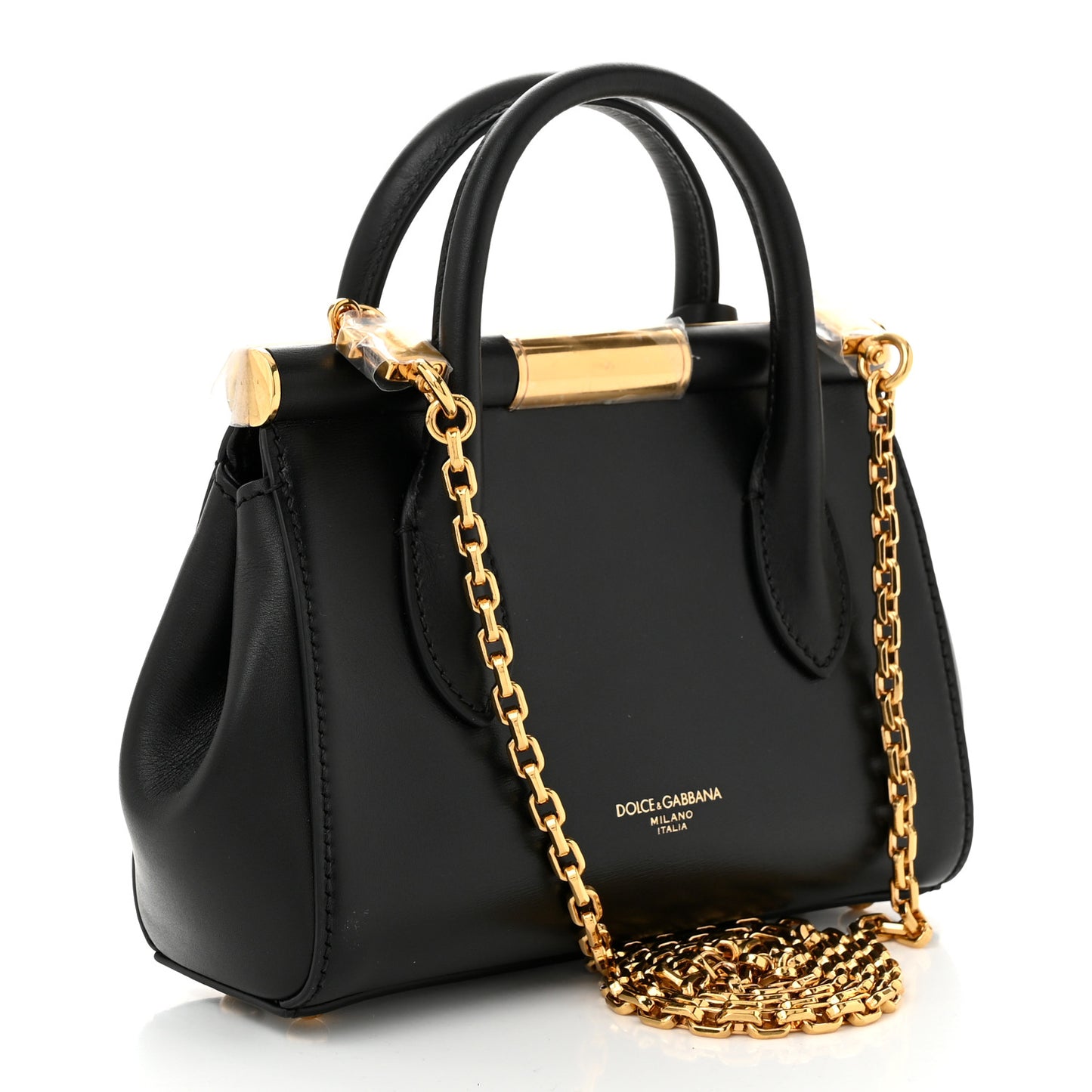 Vitello Mini Marlene Day Bag Black