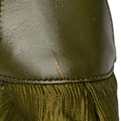 Gucci Fabric Pleated Jackie O Hobo Green 18 of 24