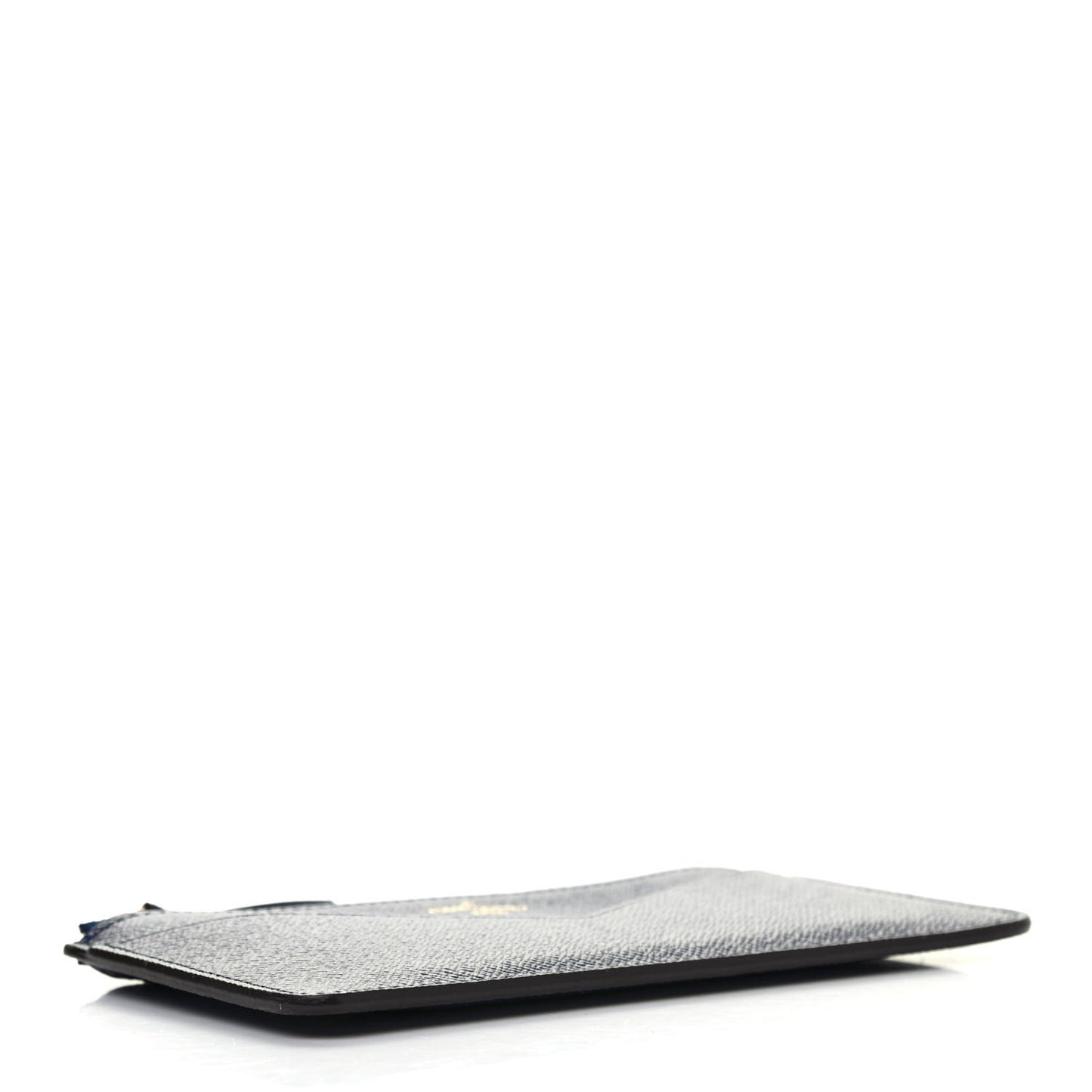 Calfskin Jeanne Wallet Zippered Insert Dark Blue