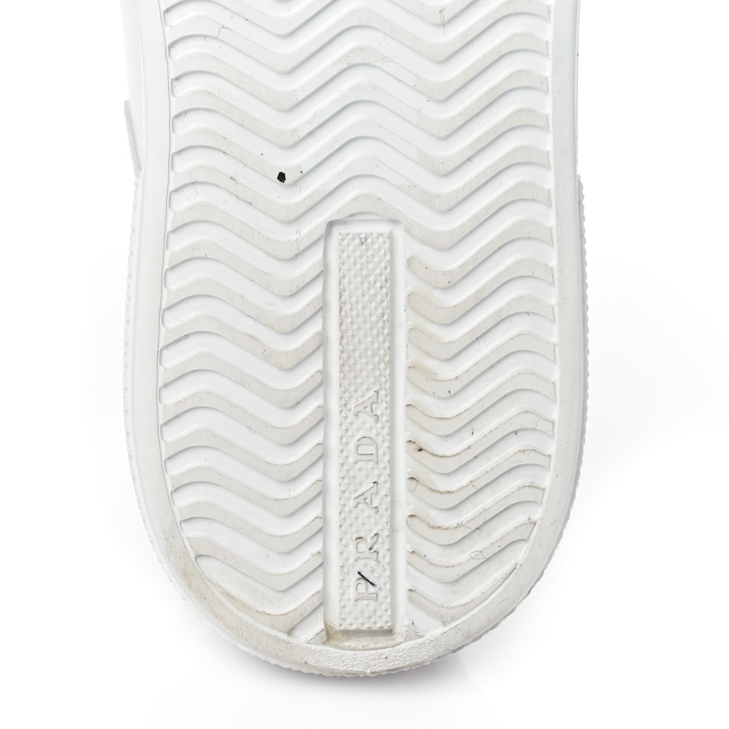 Prada Vitello Soft Logo Low Top Sneakers 38 White 7 of 10