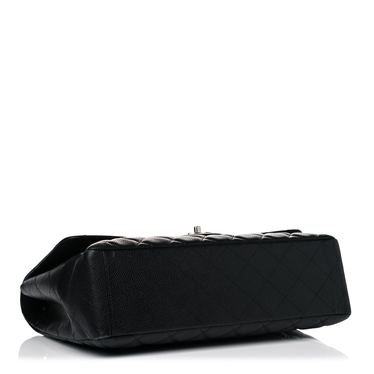 Caviar Quilted Maxi Single Flap Black