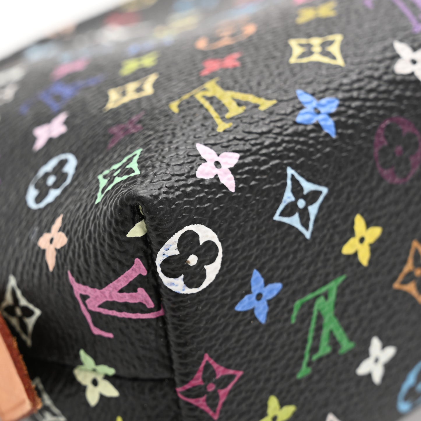 Monogram Multicolor Cosmetic Pouch Black Grenade