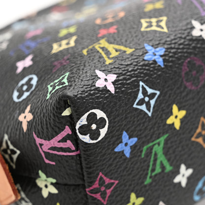 Louis Vuitton Monogram Multicolor Cosmetic Pouch Black Grenade 9 of 9