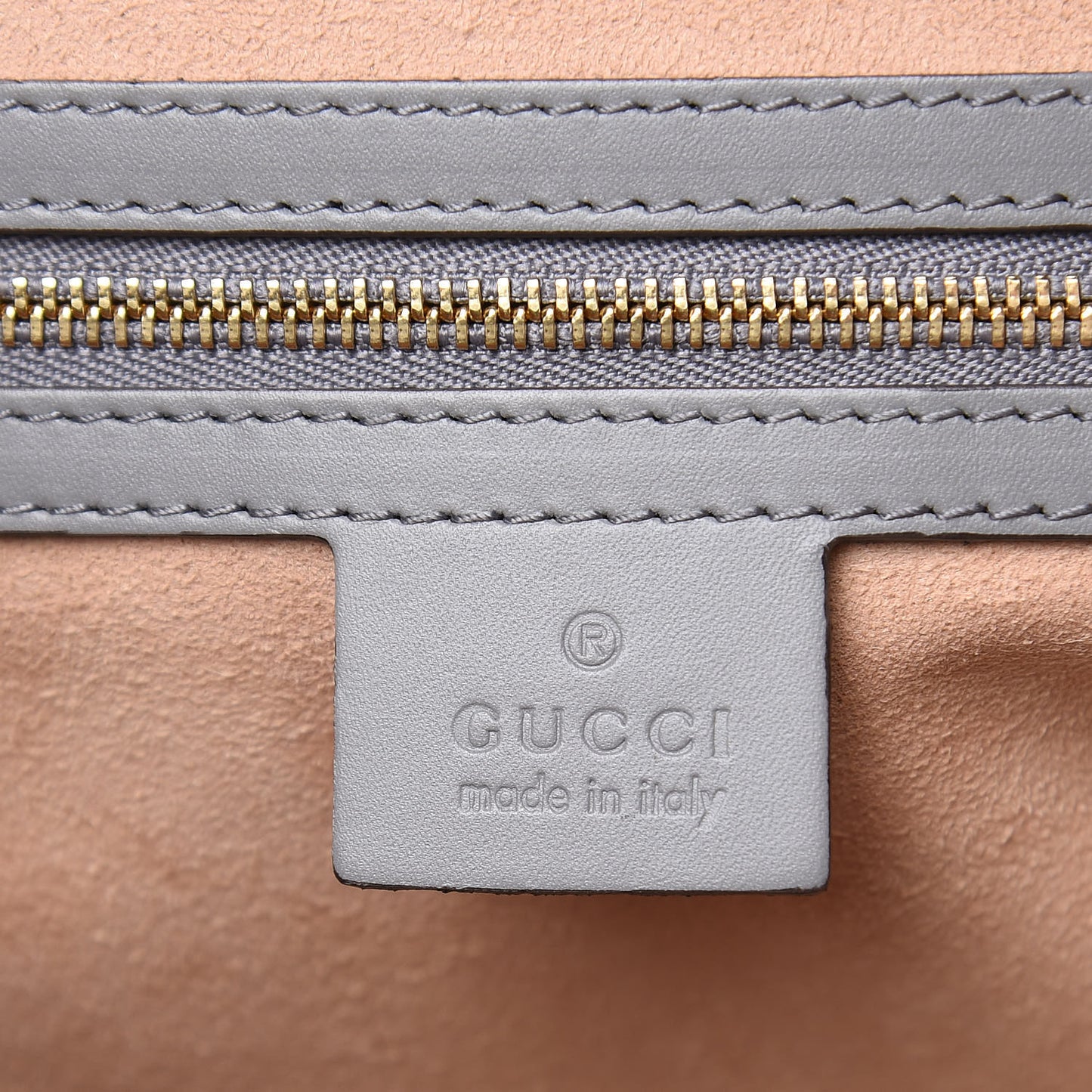 Guccissima Linea A Foldover Tote Storm Grey